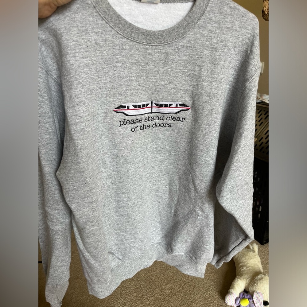 Happily Ever Threads Monorail sweatshirt